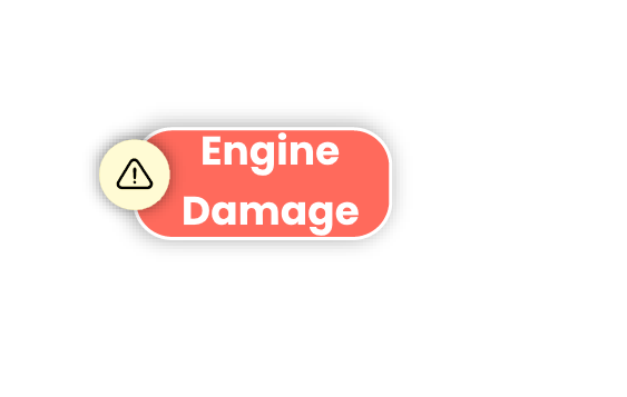 Engine damage indicator