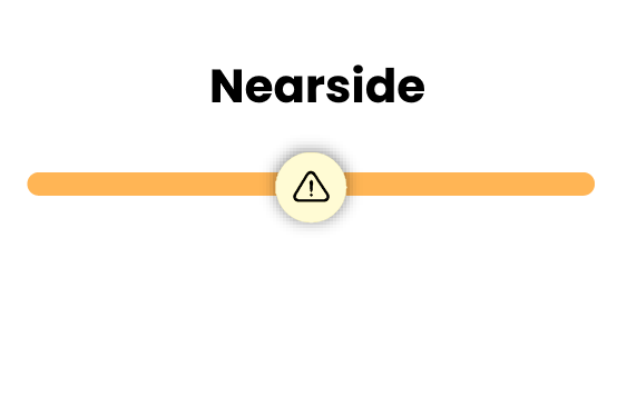 Nearside damage indicator