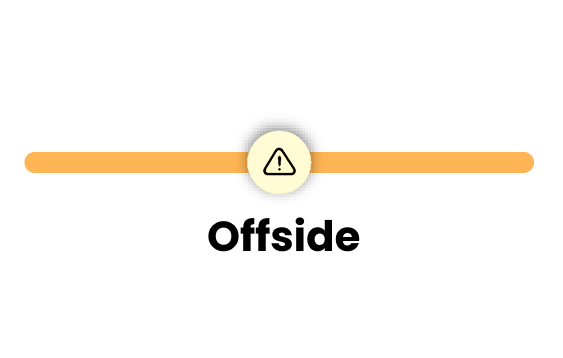 Offside damage indicator